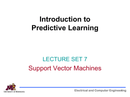 lecture set 9 EE 8591 - Electrical and Computer Engineering
