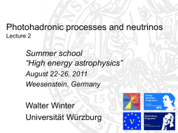Weesenstein Lecture 2 - uni