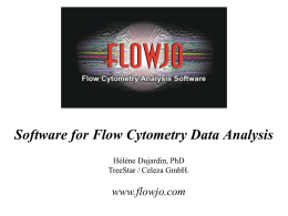 Software for Flow Cytometry Data Analysis