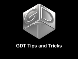 Assortment of 2004 Tips and Tricks (PowerPoint)