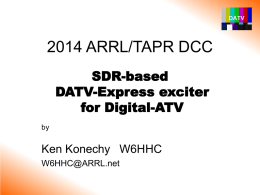 DATV-Express - an Update