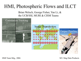 HMI & Photospheric Flows