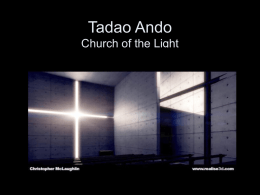 Tadao Ando Church of the Light