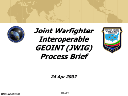 JWIG Process