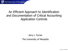 AN EFFICIENT APPROACH TO IDENTIFICATION AND …