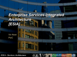 PwC UK: Enterprise Services Architecture