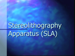 How Stereolithography Works