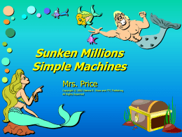 Sunken Millions Simple Machines