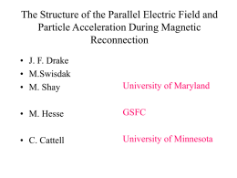 Magnetic Reconnection Project
