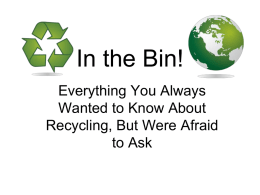 In the Bin! - Chelmsford CAN