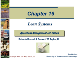 Lean Production - Rutgers University