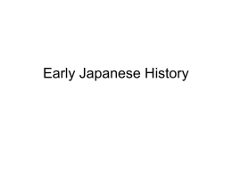 Early Japanese History
