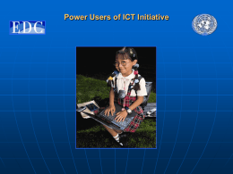 Power Users of Technology Summit December 11, 2004