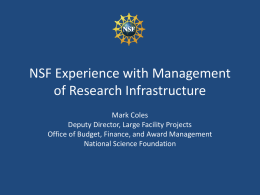 US Research Infrastructure Development