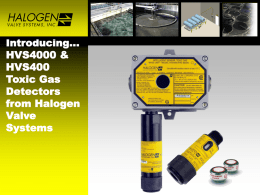 Introducing… HVS4000 & HVS400 Toxic Gas Detectors from
