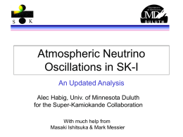 Atmospheric Neutrino Oscillations in SK-I