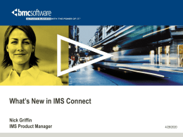 IMS Connect updates - GSE Belux | Think global