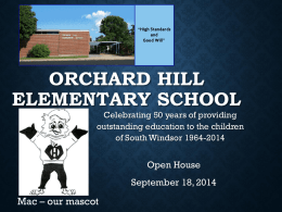 Orchard Hill Elementary School