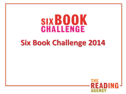 Running the Six Book Challenge