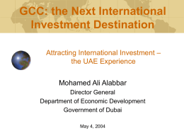 GCC: the next international investment destination