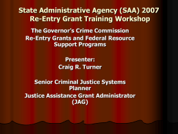 State Administrative Agency (SAA) 2005 Re