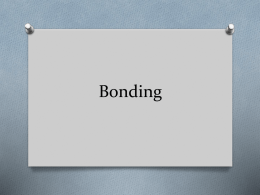 Periodic Table & Intro to Bonding