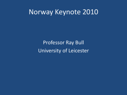 Norway Keynote 2010