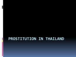 Prostitution in thailand