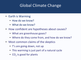 Climate Change - Southern Methodist University