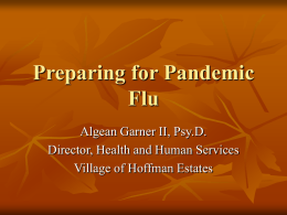 Preparing for Pandemic Flu
