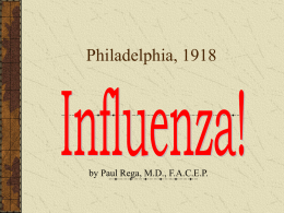 Philadelphia Flu 1917