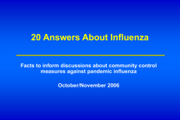 Healthcare Epidemiology - Center for Infectious Disease