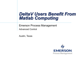 DeltaV - Matlab Integration