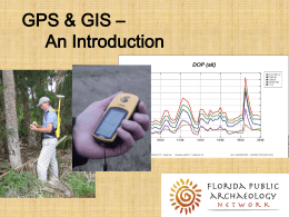 GPS & GIS – An Introduction - Citrus County School District
