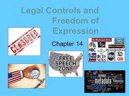 Legal Controls