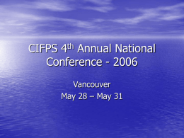 CIFPS 4th Annual National Conference