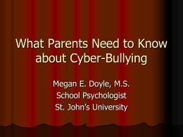 What Parents Need to Know about Cyber