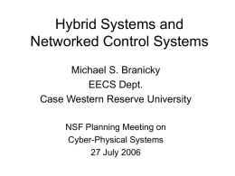 Networked Cyber-physical Infrastructure