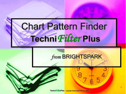 Chart Pattern Finder TechniFilter Plus