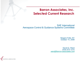 Barron Associates, Inc. Selected Current Research