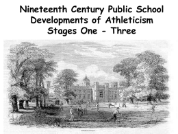 Nineteenth Century Public School Developments