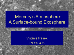 * Mercury’s Atmosphere: A Surface