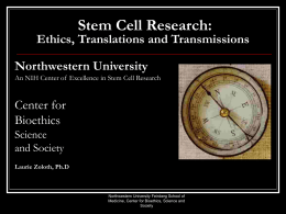 Making the Future Fair: Theories of Justice for Stem Cell