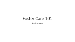 Foster Care 101 - Region 10 Website