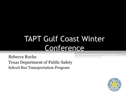 TAPT Gulf Coast Winter Conference