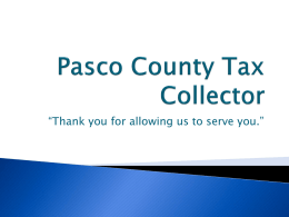 Pasco County Tax Collector