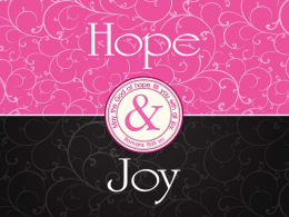 Hope & Joy - CTA - Christian Tools of Affirmation