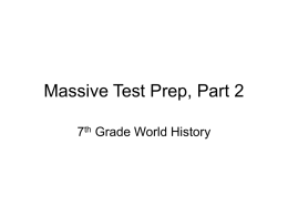 Massive Test Prep, Part 3