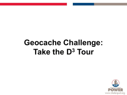 Geocache Challenge: