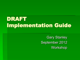 Implementation Guide